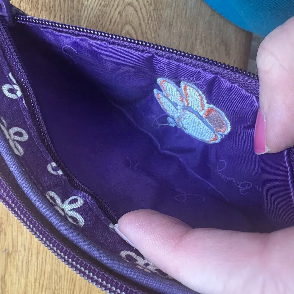 Vera Bradley Clemson Tigers Wallet Collegiate Collection - Picture 4 of 6